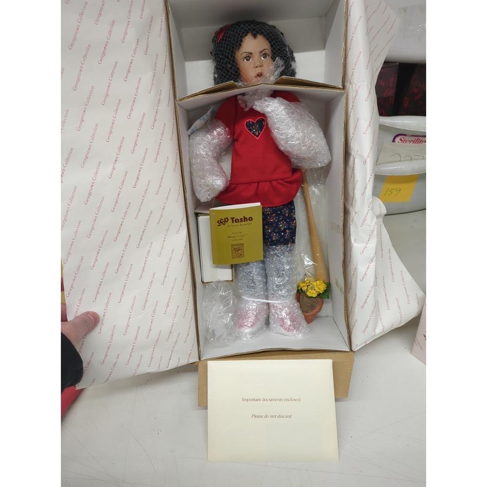Vintage Georgetown Collection Tasha Porcelain Doll Moody Cuties